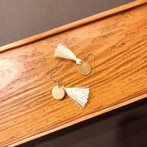 Tassel stud earrings